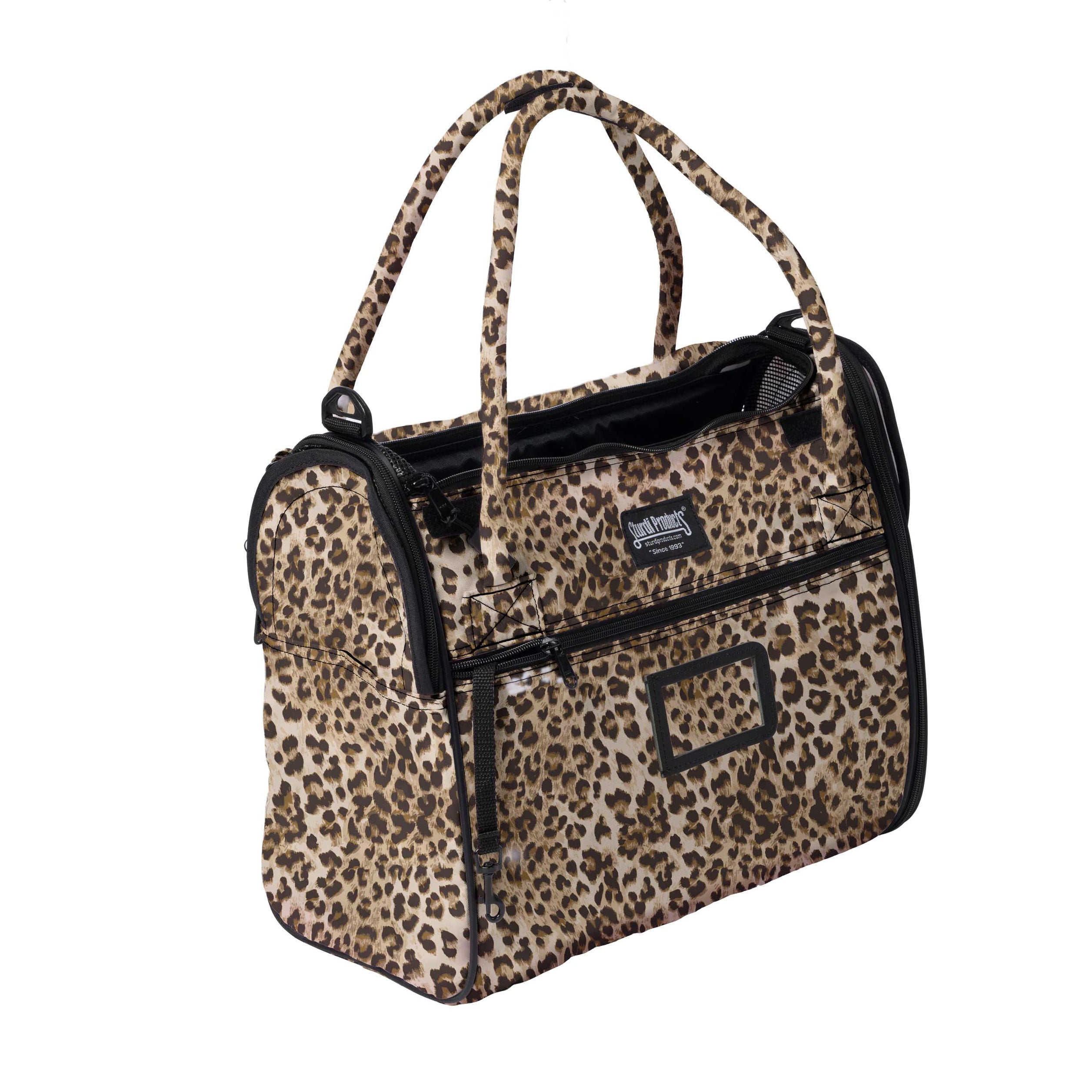 animal print travel tote bag Incognito Pet Travel Tote | Discreet Airline Cat Dog Carrier