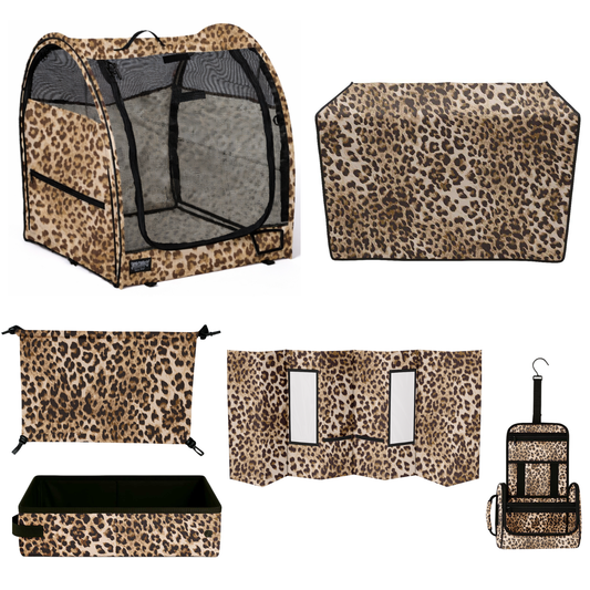 Champion Pop-Up Kennel & Accessory Bundle | Wild Savannah