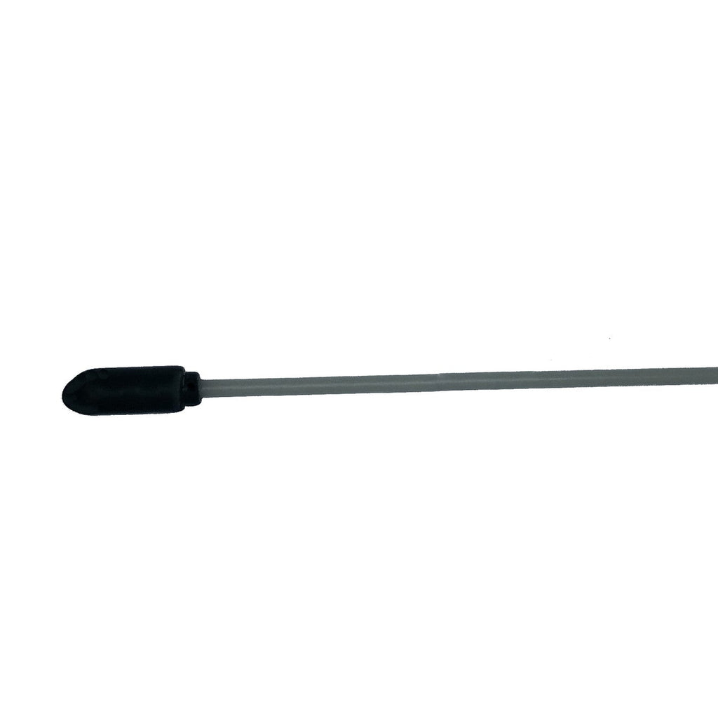 Gray replacement horizontal rod for SturdiBag™ with a black rounded end cap.