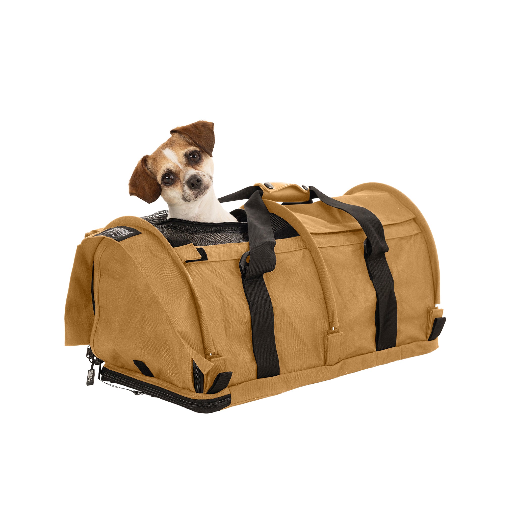 SturdiBag Pro 2.0 Haustiertragetasche XL – Weiche Seiten, Sicherheitsclips & Gurte – Für Auto, Reisen (nicht Flugtauglich)