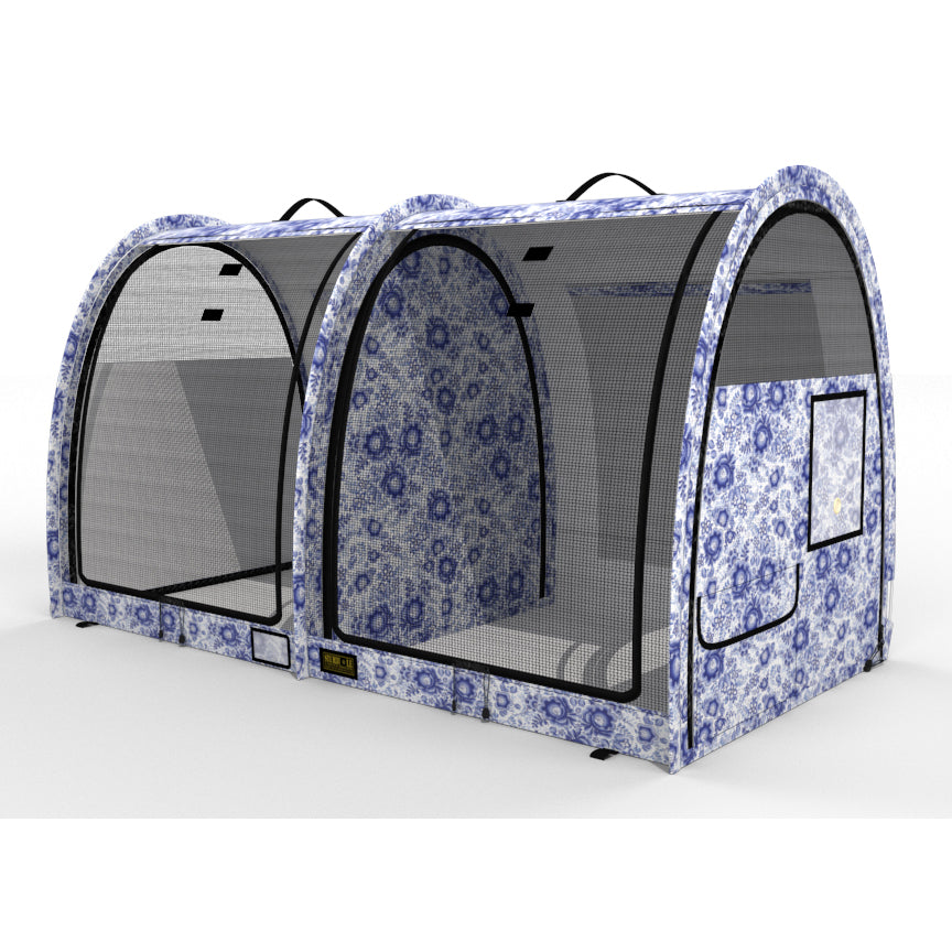 LE Pop-Up Kennel - Habitat (Large), Double, Mesh Doors with Euro Back