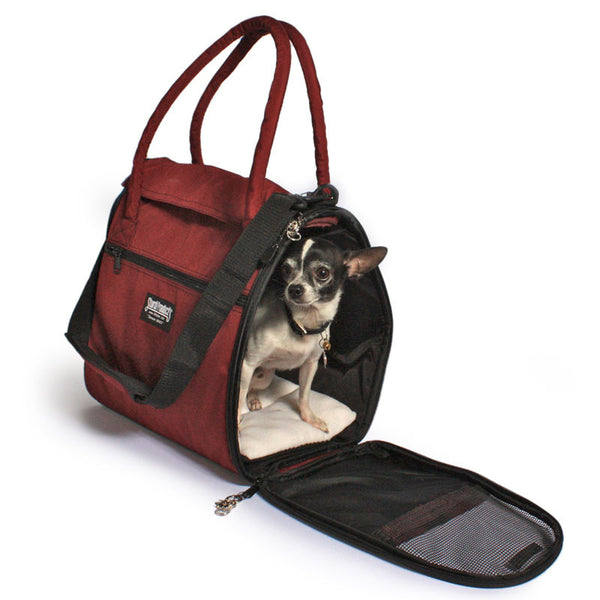 Airline Approved Dog Carrier Bag Portable Dog Backpack With Mesh Window Small  Pet Transport Handbag Carrier