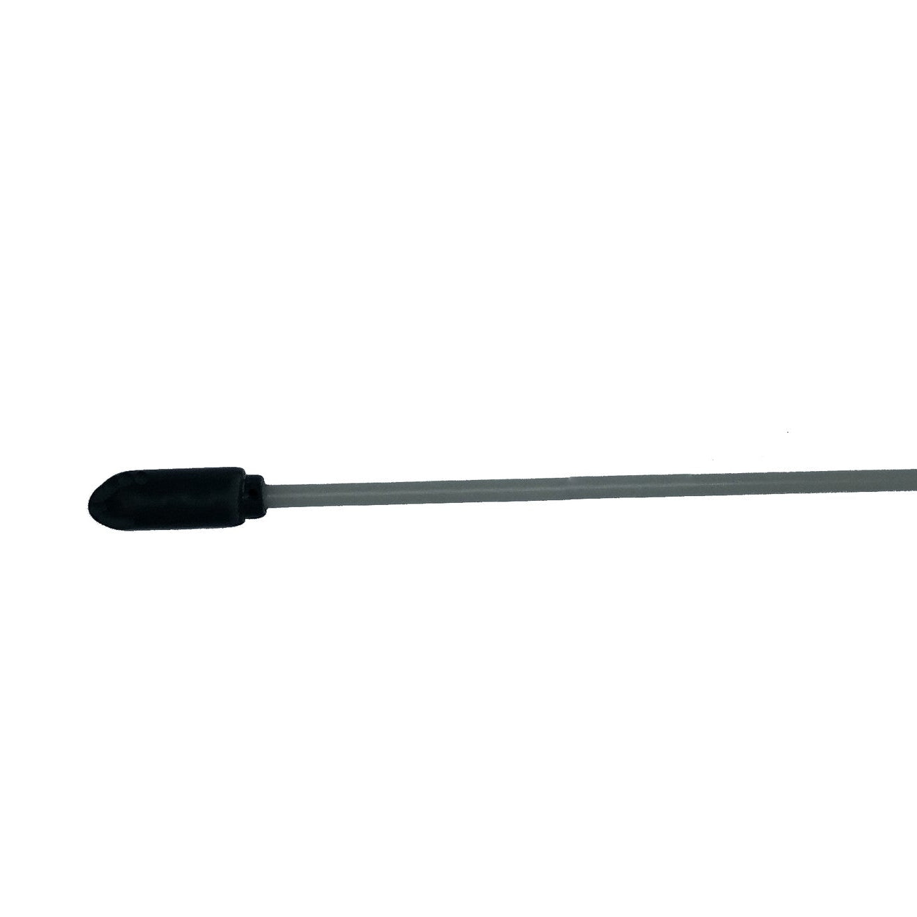 Gray arched replacement rod for SturdiBag, with a black cap on one end.